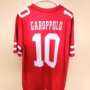 #10 Jimmy Garoppolo San Francisco 49ers Nike On-Field Dri-fit Jersey. Mens M
